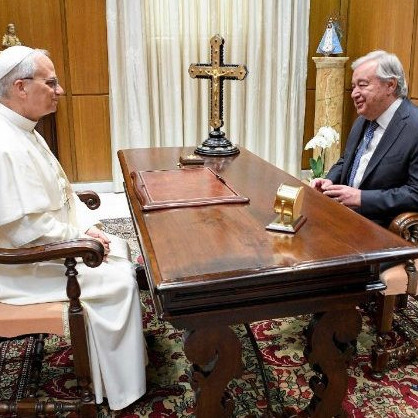Diario Frontera, Frontera Digital,  Internacionales, ,El Papa León XIV recibe al secretario general de la ONU, António Guterres