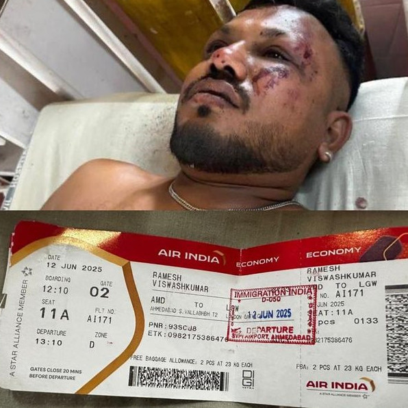 Diario Frontera, Frontera Digital,  Internacionales, ,Sobreviviente del avión de Air India salió caminando del accidente: estas fueron sus primeras palabras