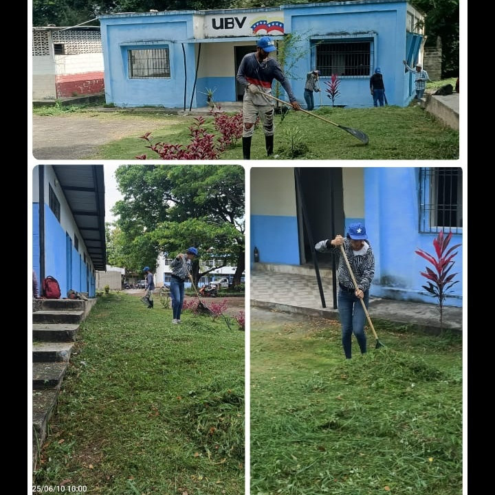 Diario Frontera, Frontera Digital,  El Vigía Panamericana, ,Plan de limpieza a las áreas verdes se realizó en la UBV de El Vigía