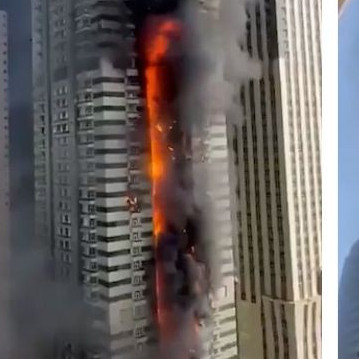 Diario Frontera, Frontera Digital,  Internacionales, ,Impactante incendio en un rascacielos de Dubái: 
más de tres mil habitantes de la torre fueron evacuados