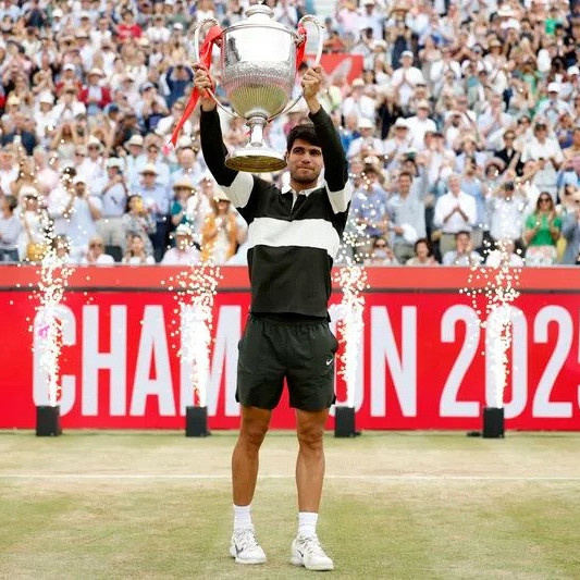 Diario Frontera, Frontera Digital,  Deportes, ,Alcaraz conquista su segundo título en Queen"s y llega con fuerza a Wimbledon