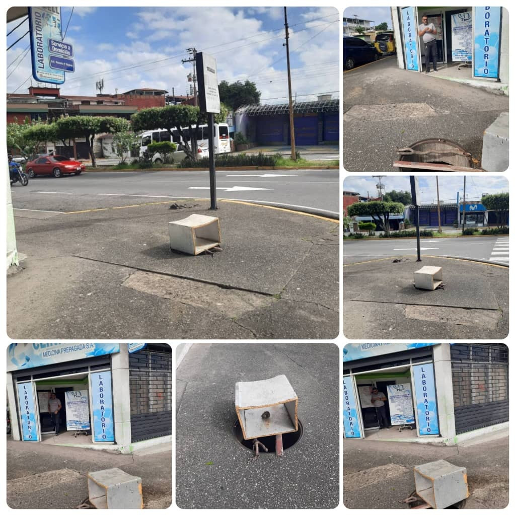 Diario Frontera, Frontera Digital,  El Vigía Panamericana, ,Se requiere las tapas de drenajes en la avenida Bolívar de El Vigía