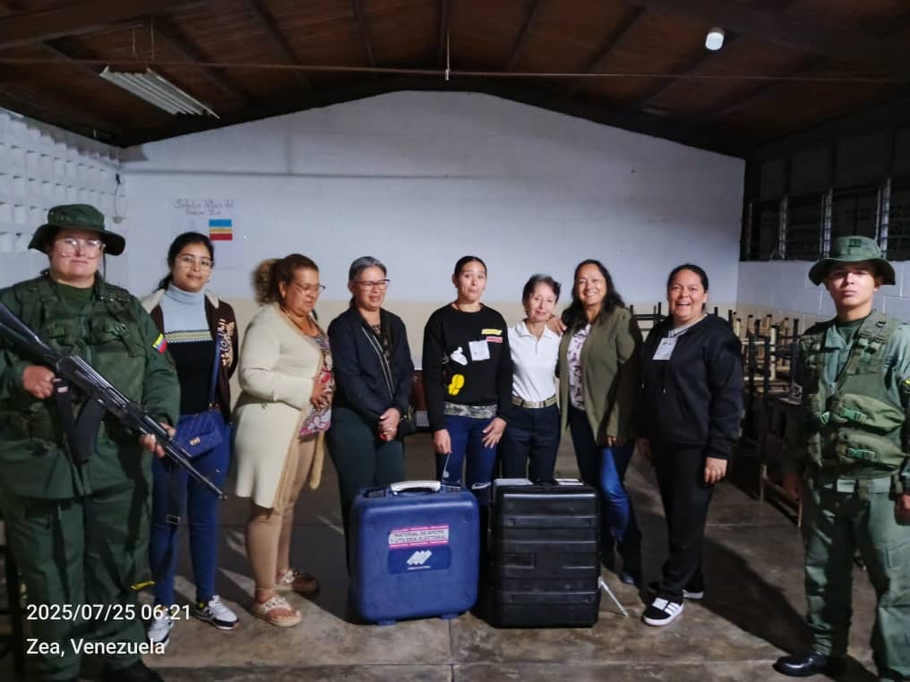 Diario Frontera, Frontera Digital,  Mocoties, ,Todo listo en Zea para la Jornada Electoral del 27 de julio: Mesas instaladas para 8.487 electores