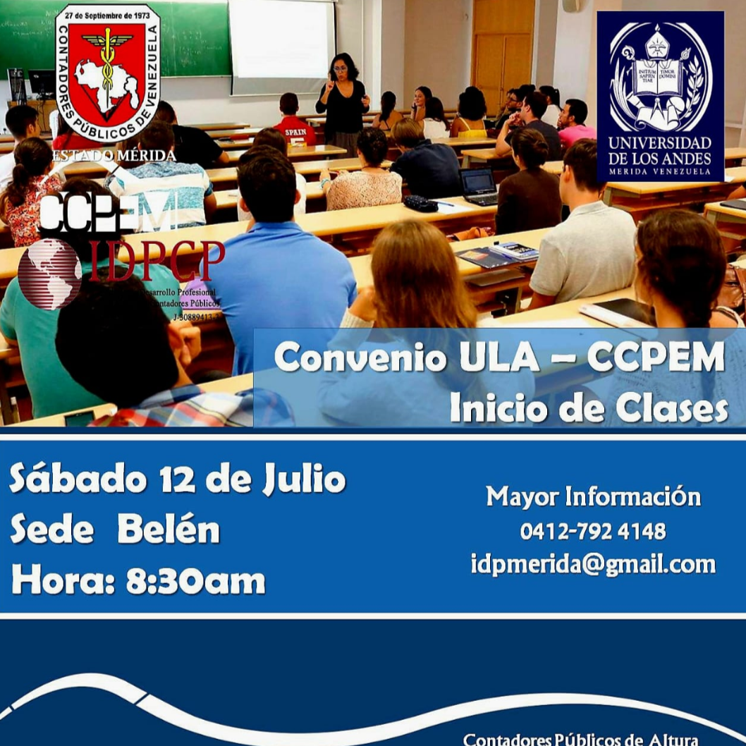 Diario Frontera, Frontera Digital,  Regionales, ,ULA y Colegio de Contadores impulsan
capacitación profesional en Mérida