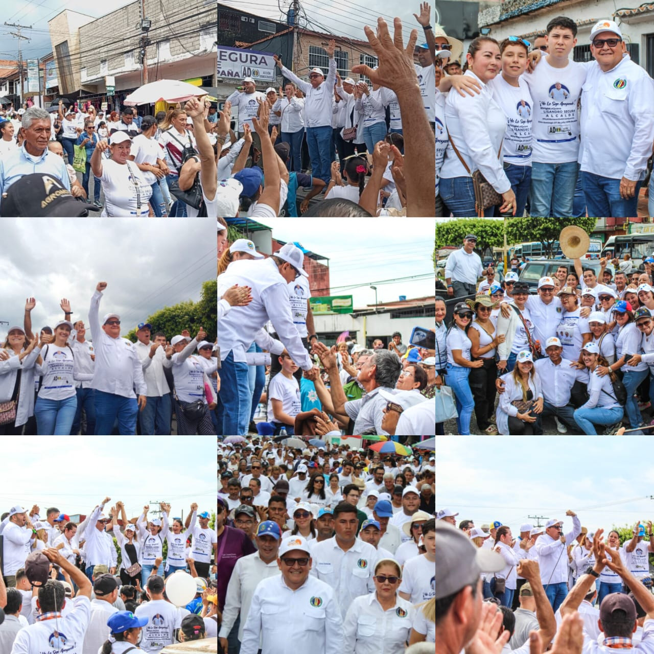 Diario Frontera, Frontera Digital,  Politica, ,Lisandro Segura arrancó campaña por la reelección con masiva caminata en El Vigía