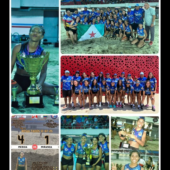Diario Frontera, Frontera Digital,  Deportes, ,Mérida campeona en el Torneo Nacional de Kickingball playa categoría sub 25 en La Guaira