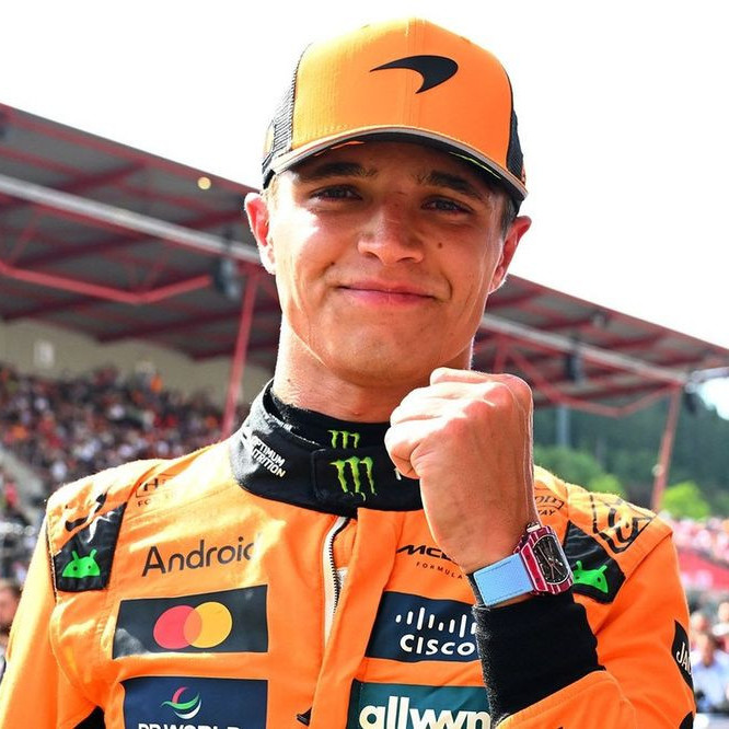 Diario Frontera, Frontera Digital,  Deportes, ,Lando Norris le gana la pole a Piastri en Bélgica