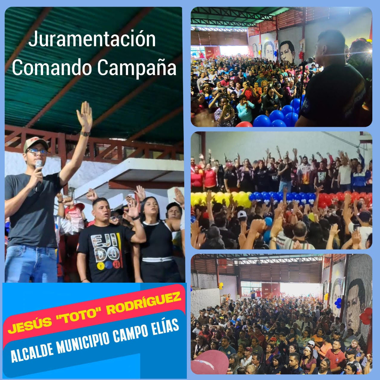 Diario Frontera, Frontera Digital,  Politica, ,Juramentado Comando de Campaña "Gente que Resuelve" en Campo Elías