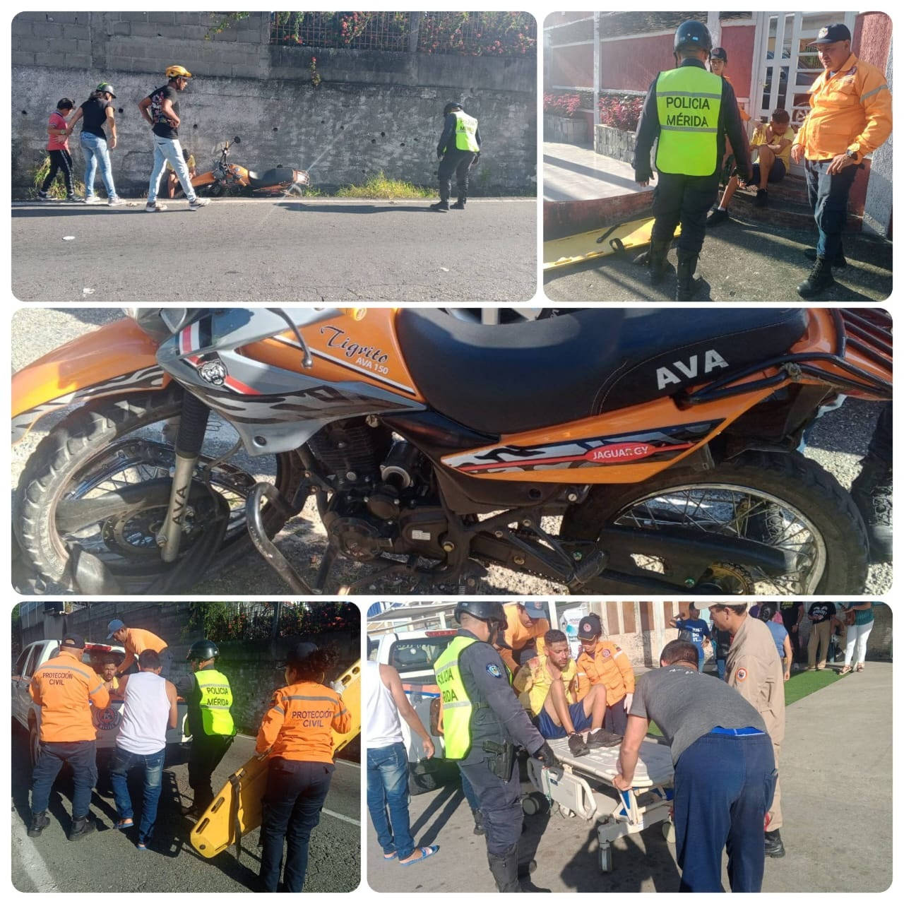 Diario Frontera, Frontera Digital,  Sucesos, ,Joven lesionado tras perder control de su moto en El Vigía