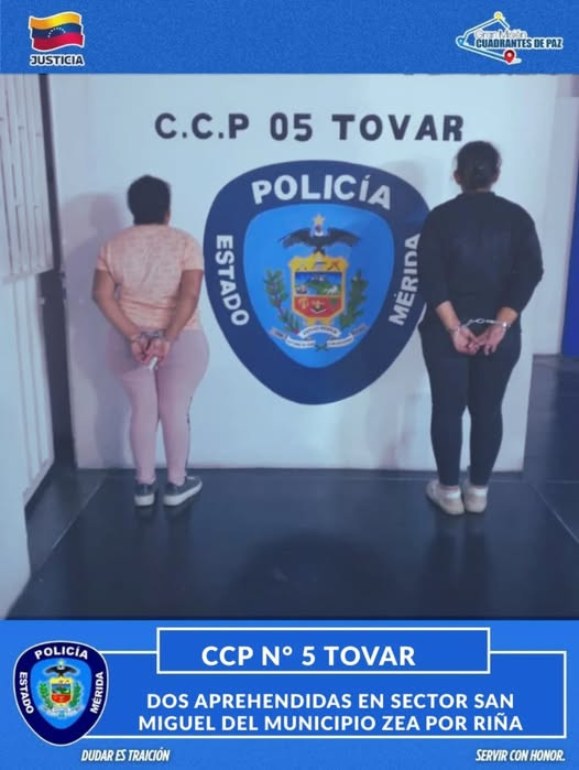 Diario Frontera, Frontera Digital,  Sucesos, ,Policía detiene a dos ciudadanas que participaron en una riña en la población de Zea