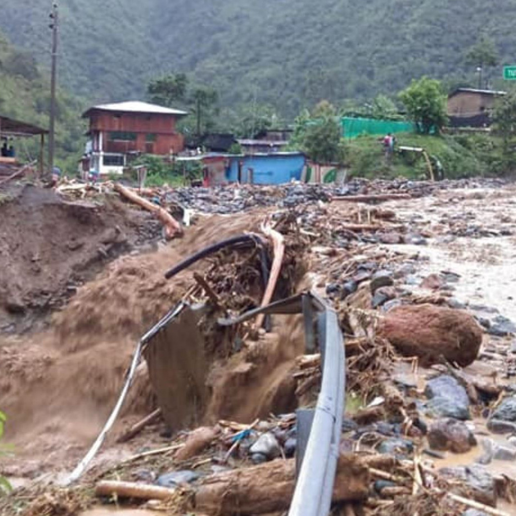 Diario Frontera, Frontera Digital,  Internacionales, ,Emergencia en India: cuatro muertos 
y cien desaparecidos tras una avalancha de lodo