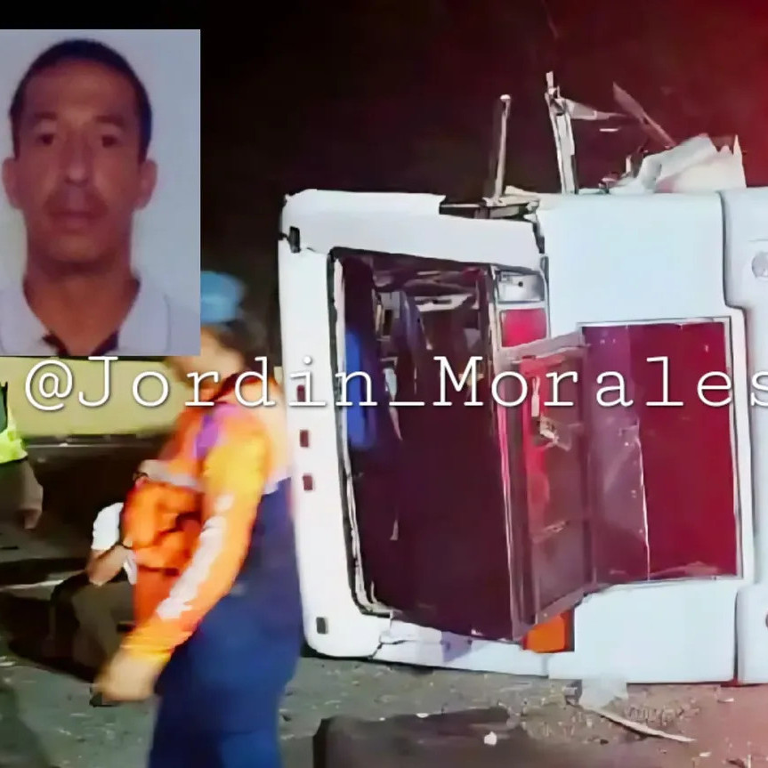 Diario Frontera, Frontera Digital,  Sucesos, ,Colector merideño murió tras vuelco de autobús en Portuguesa