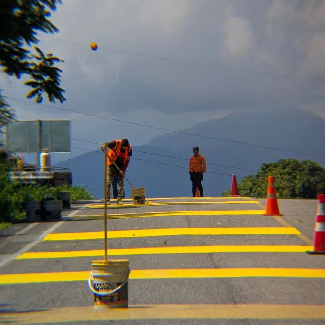 Diario Frontera, Frontera Digital,  El Vigía Panamericana, ,Gobernación de Mérida realizó demarcación y señalización vial en Guaruríes y Puente Caracol