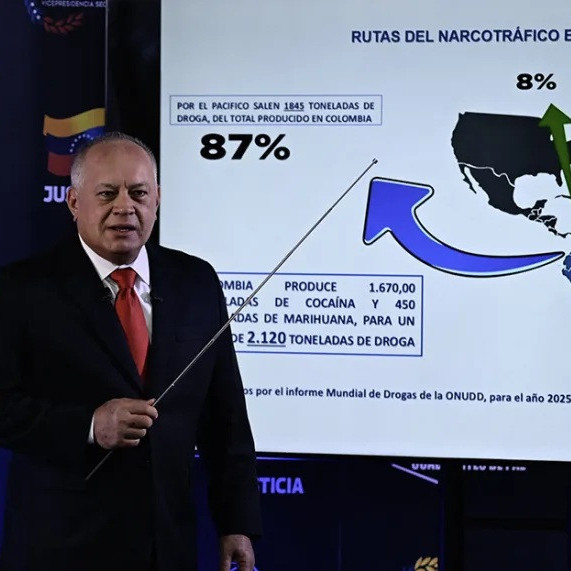 Diario Frontera, Frontera Digital,  Politica, ,Diosdado Cabello: 87% de la droga de Colombia sale por el Pacífico