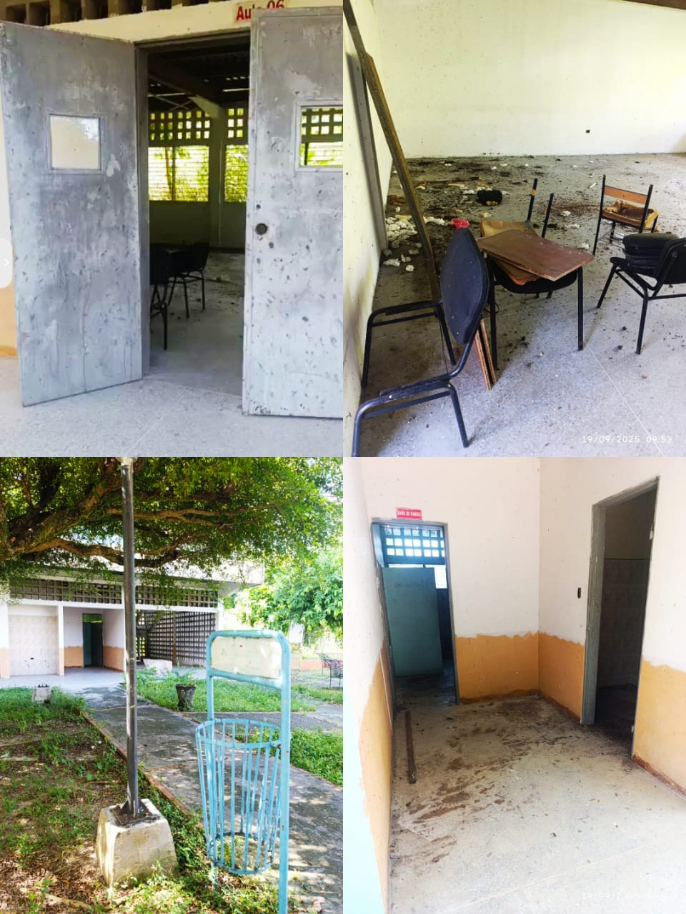 Diario Frontera, Frontera Digital,  El Vigía Panamericana, ,Sede de la UBV El Vigía en abandono y se cae a pedazos