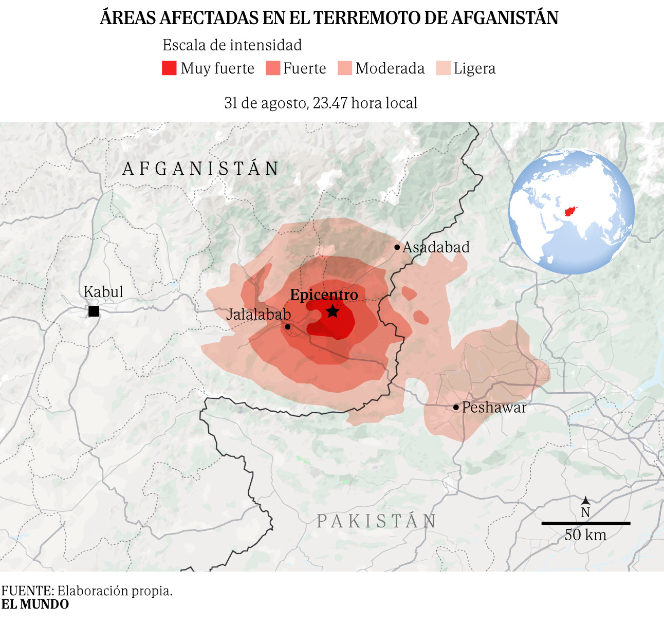Diario Frontera, Frontera Digital,  Internacionales, ,Terremoto en Afganistán: Van 800 muertos y 2.700 heridos