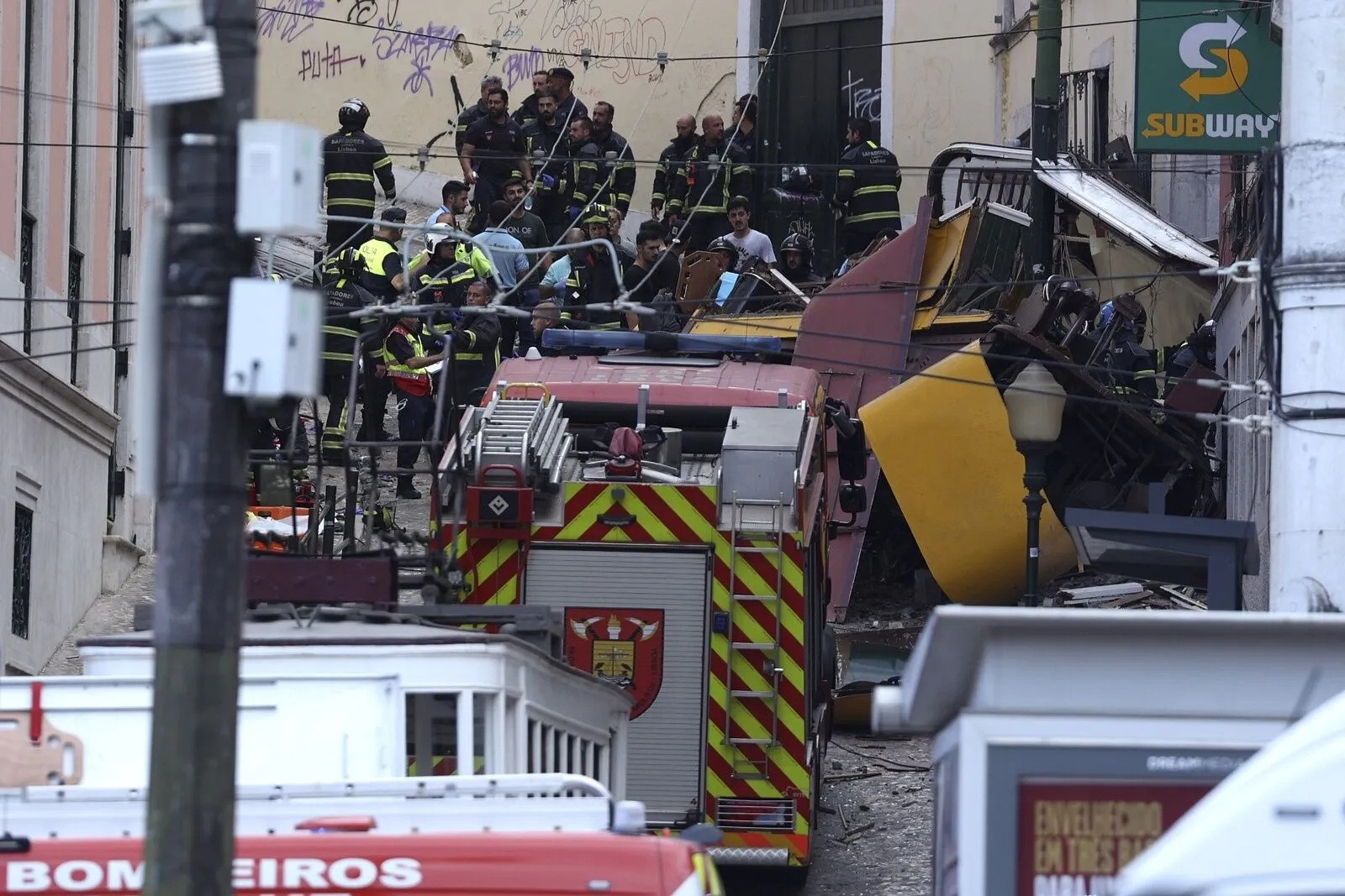 Diario Frontera, Frontera Digital,  Internacionales, ,Se descarriló el Ascensor de Gloria en Portugal: dejó 15 muertos y 18 heridos