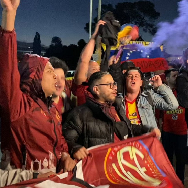 Diario Frontera, Frontera Digital,  Deportes, ,Venezolanos en Buenos Aires hicieron un banderazo en apoyo a la Vinotinto