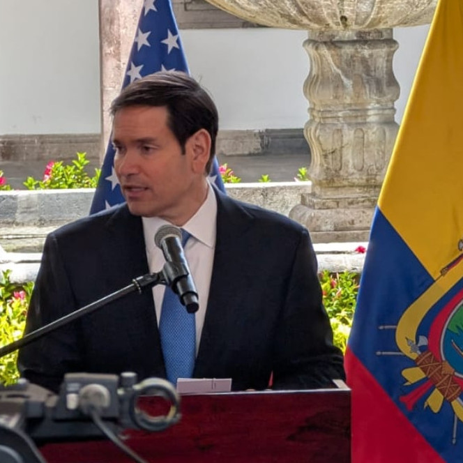 Diario Frontera, Frontera Digital,  Internacionales, ,Conferencia de prensa conjunta del secretario de Estado de EE. UU. Marco Rubio 
y la ministra de Relaciones Exteriores de Ecuador Gabriela Sommerfeld
