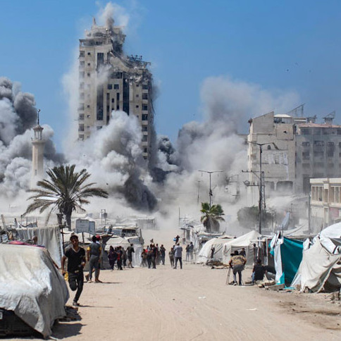 Diario Frontera, Frontera Digital,  Internacionales, ,Israel destruye un edificio "de operaciones" de Hamás en ciudad de Gaza