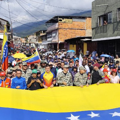 Diario Frontera, Frontera Digital,  Politica, ,Mérida se movilizó por la defensa de la Patria