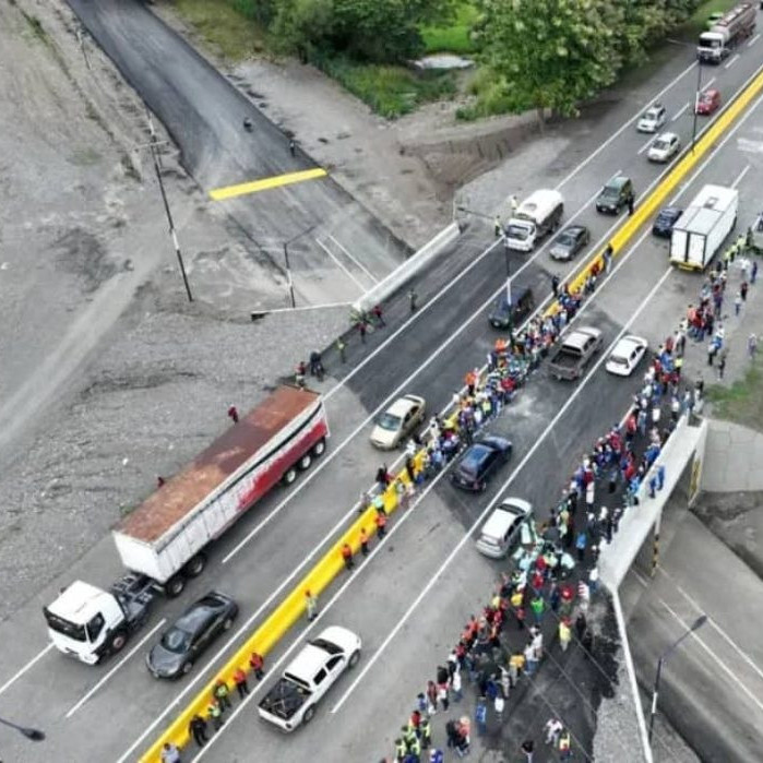 Diario Frontera, Frontera Digital,  Nacionales, ,Reinauguran puente de la autopista José Antonio Páez arrasado por las aguas en Portuguesa