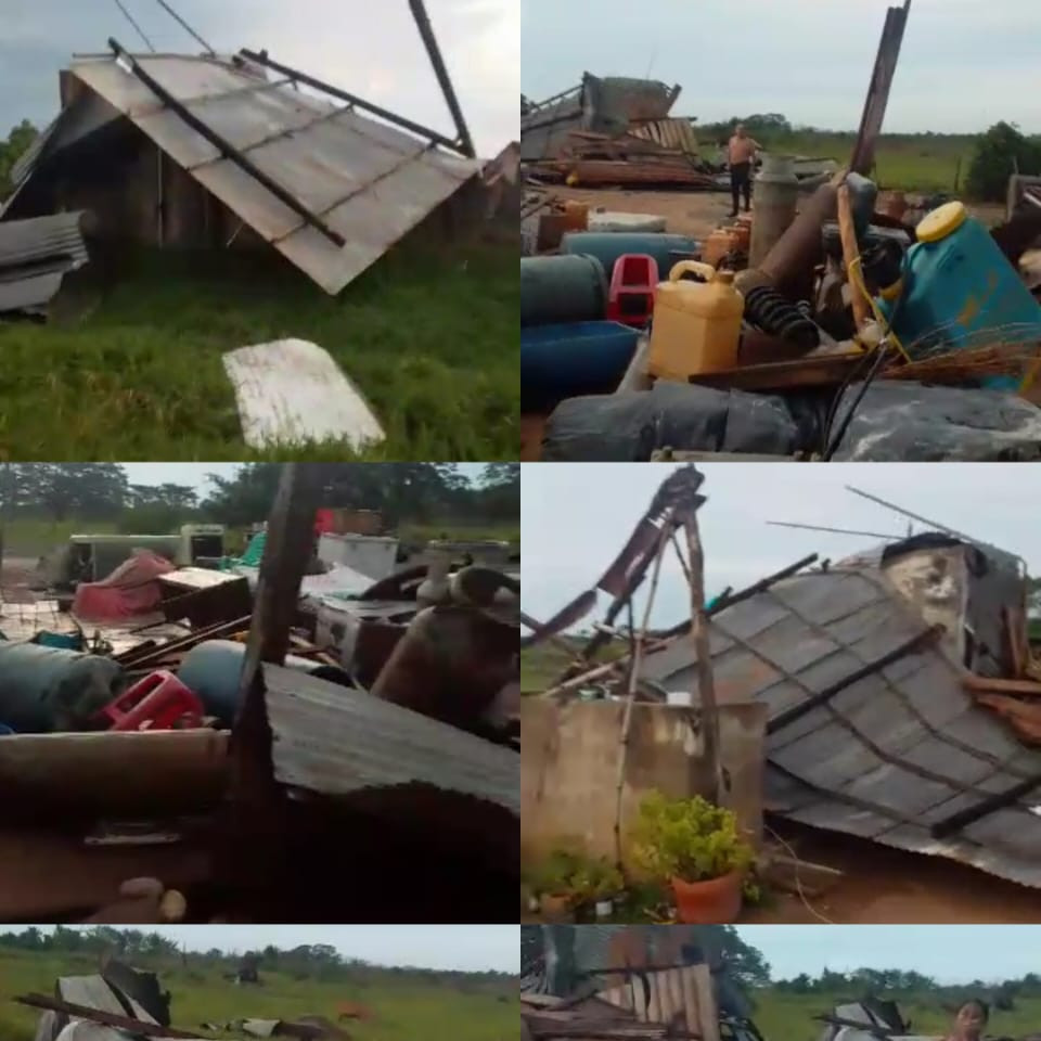 Diario Frontera, Frontera Digital,  El Vigía Panamericana, ,Ráfagas de viento arrasaron con vivienda de productor en la Curva de Colón del Zulia
