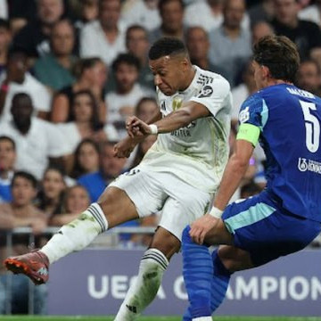Diario Frontera, Frontera Digital,  Deportes, ,Dos penales de Mbappé dan sufrido triunfo al Madrid 2-1 ante el Marsella