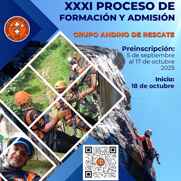 Diario Frontera, Frontera Digital,  Regionales, ,Iniciaron preinscripciones para el XXXI Curso de Formación y Admisión 
del Grupo Andino de Rescate en Mérida