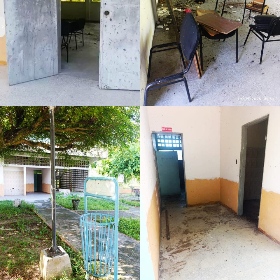 Diario Frontera, Frontera Digital,  El Vigía Panamericana, ,Sede de la UBV El Vigía en abandono y se cae a pedazos