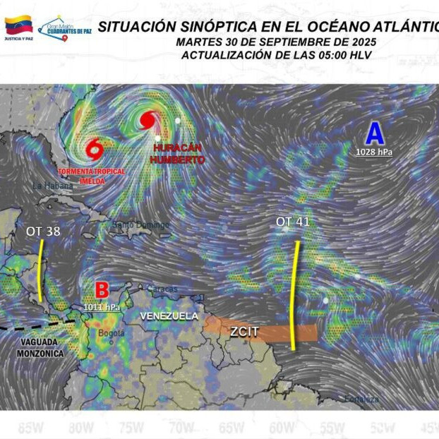 Diario Frontera, Frontera Digital,  Nacionales, ,Septiembre se va con lluvias en zonas de Venezuela