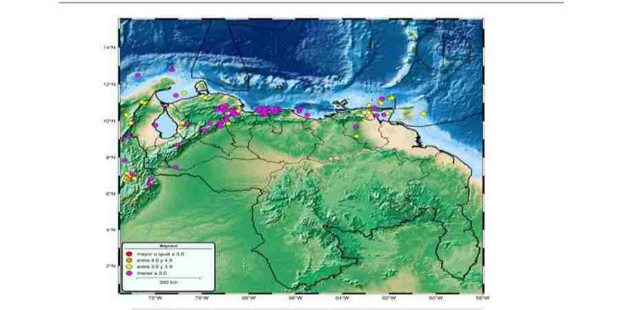 Diario Frontera, Frontera Digital,  Nacionales, ,Funvisis registró 113 sismos en Venezuela durante la última semana
