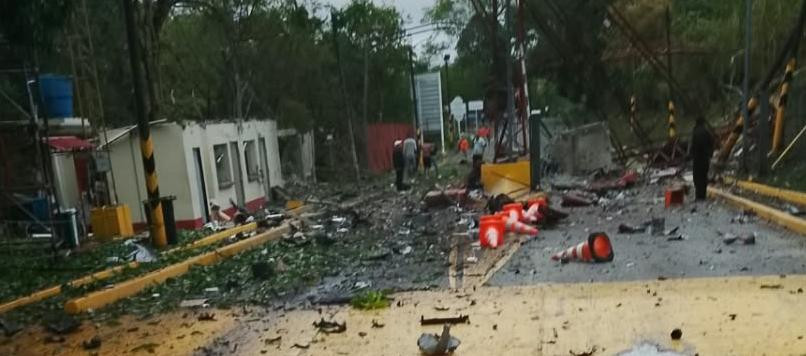 Diario Frontera, Frontera Digital,  Internacionales, ,Atentado con carro bomba dejó tres heridos y destruyó peaje en Colombia