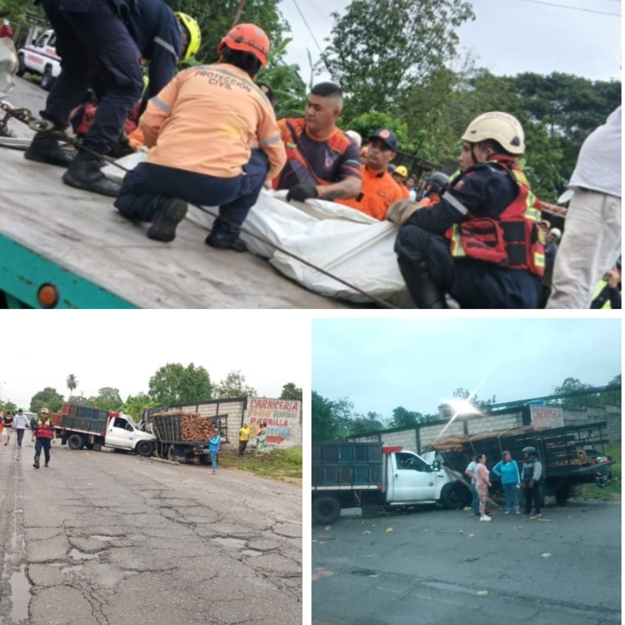 Frontera Digital,  Sucesos,  Un muerto y un herido en triple colisión en jurisdicción de El Vigía