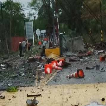 Diario Frontera, Frontera Digital,  Internacionales, ,Atentado con carro bomba dejó tres heridos y destruyó peaje en Colombia