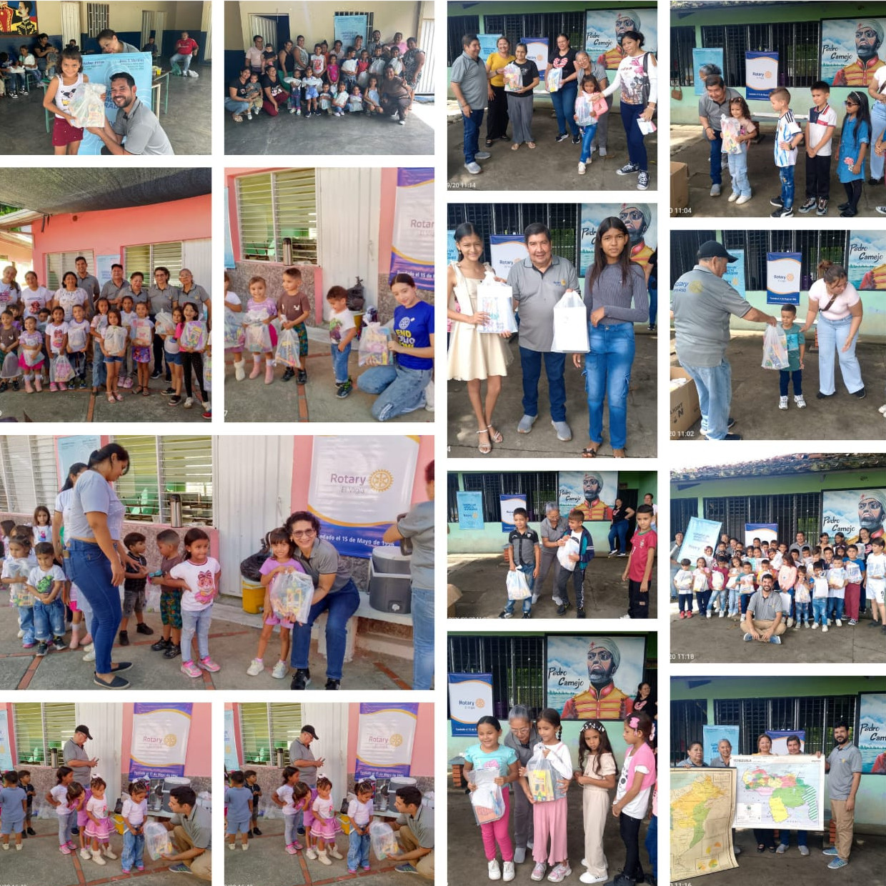 Diario Frontera, Frontera Digital,  El Vigía Panamericana, ,Rotary entregó 104 kits escolares en El Vigía