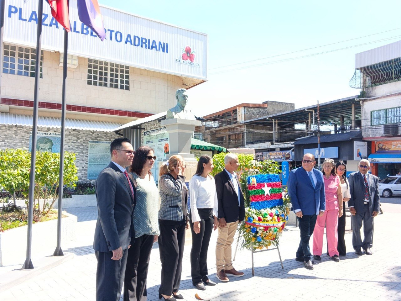 Diario Frontera, Frontera Digital,  El Vigía Panamericana, ,El discurso de orden estuvo a cargo del Dr. Luis Alfonso Sandia Rondón, expresidente de la Academia de Mérida, bajo el título "Alberto Adriani, precursor de la sustentabilidad de la patria posible,El Vigía conmemora con civismo el 128° aniversario del natalicio del Dr. Alberto Adriani