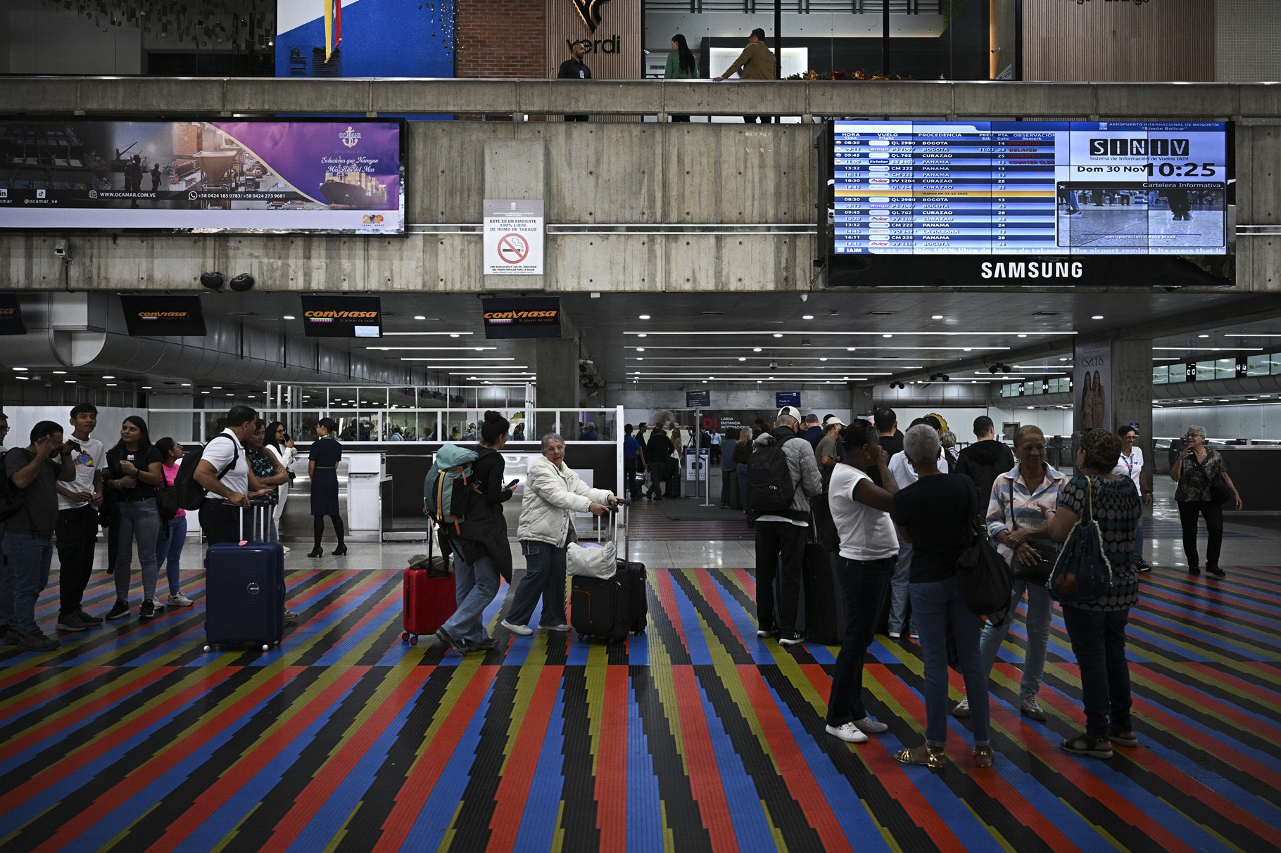 Diario Frontera, Frontera Digital,  Nacionales, ,Aerolíneas reprograman sus vuelos | Foto: Archivo AFP,Venezuela restringe vuelos internacionales en Maiquetía hasta el 2 de julio