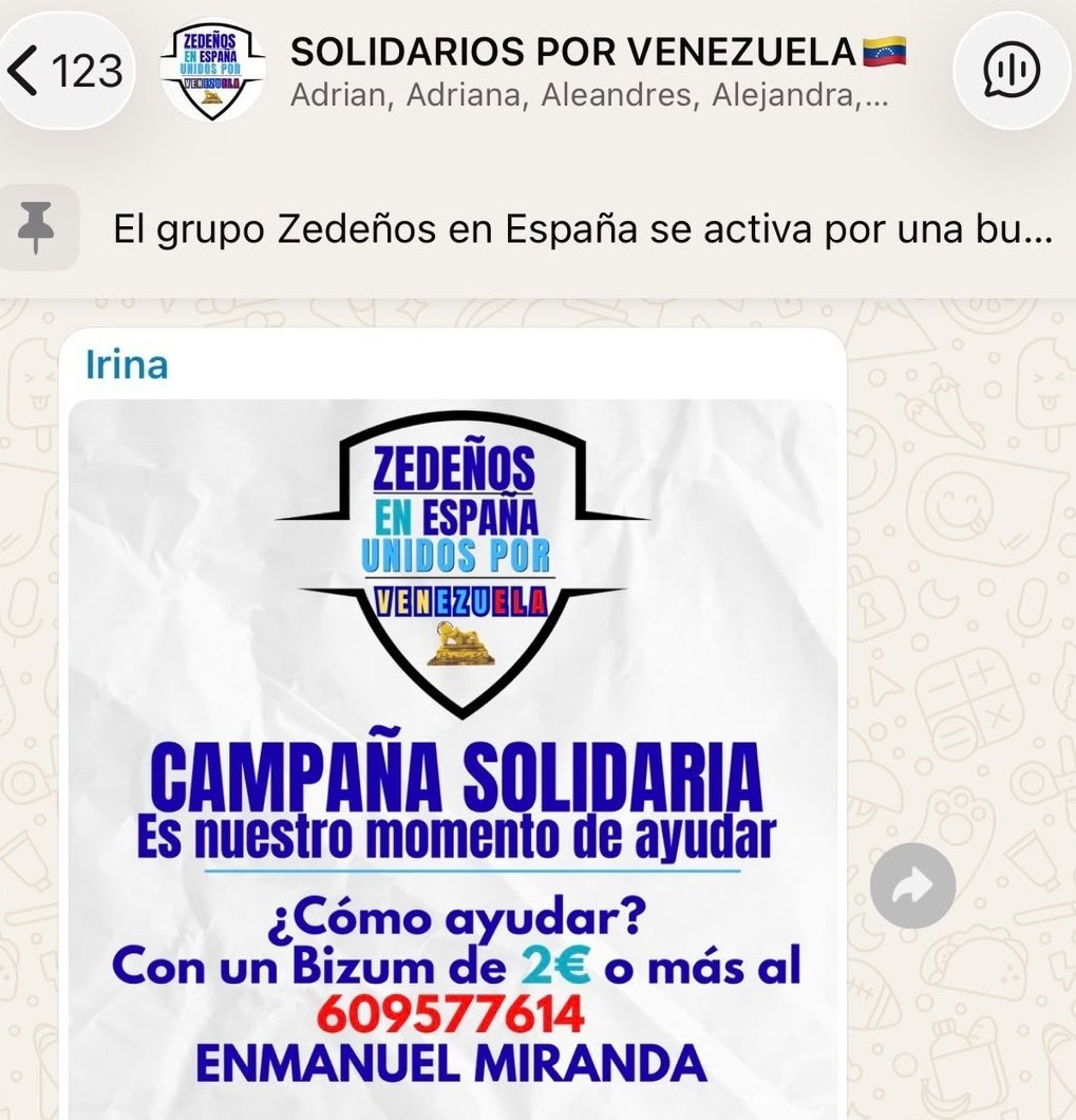 Diario Frontera, Frontera Digital,  Regionales, ,Zedeños en España,Zedeños en España se unen en una gran jornada de solidaridad por Venezuela