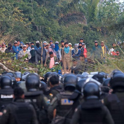 Diario Frontera, Frontera Digital,  Internacionales, ,Crisis en Bolivia: las fuerzas de seguridad desbloquearon 
sin incidentes una ruta clave hacia La Paz