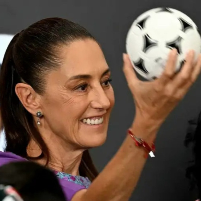 Diario Frontera, Frontera Digital,  Deportes, Copa Mundial FIFA 2026, ,Sheinbaum promete un Mundial "en paz" en medio de protestas