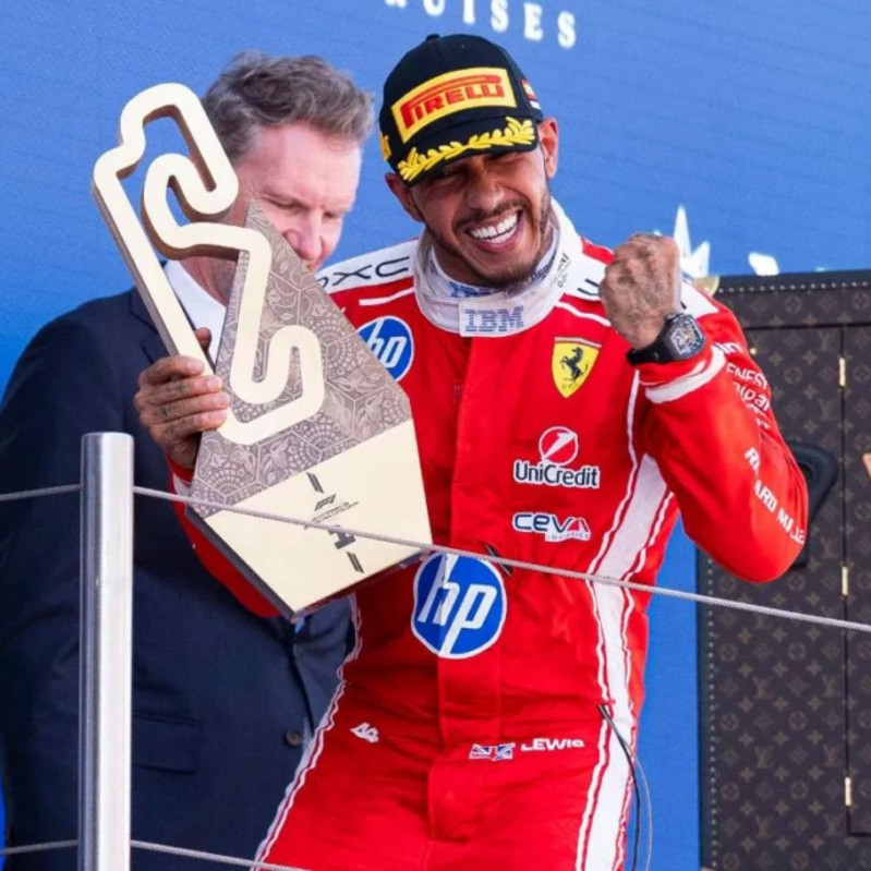 Diario Frontera, Frontera Digital,  Deportes, ,Por fin celebra con Ferrari: Hamilton ganó el Gran Premio de Barcelona