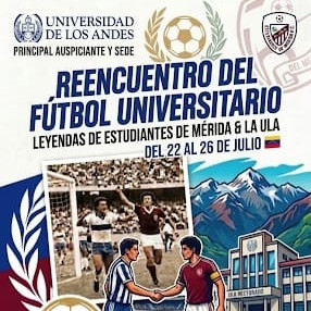 Diario Frontera, Frontera Digital,  Deportes, ,Asofútbol Mérida respalda el Encuentro del Fútbol Universitario y homenaje a la ULA