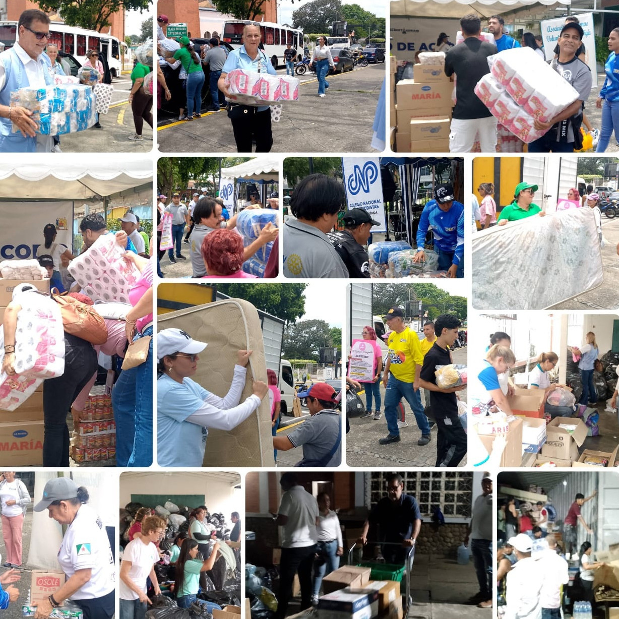 Diario Frontera, Frontera Digital,  El Vigía Panamericana, ,Más de 15 toneladas de ayuda recolectada en El Vigía
fueron enviadas a Cáritas Diocesana en Caracas