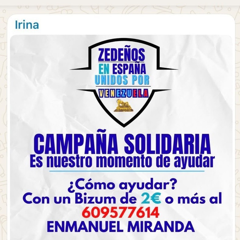 Diario Frontera, Frontera Digital,  Regionales, ,Zedeños en España se unen en una gran jornada de solidaridad por Venezuela
