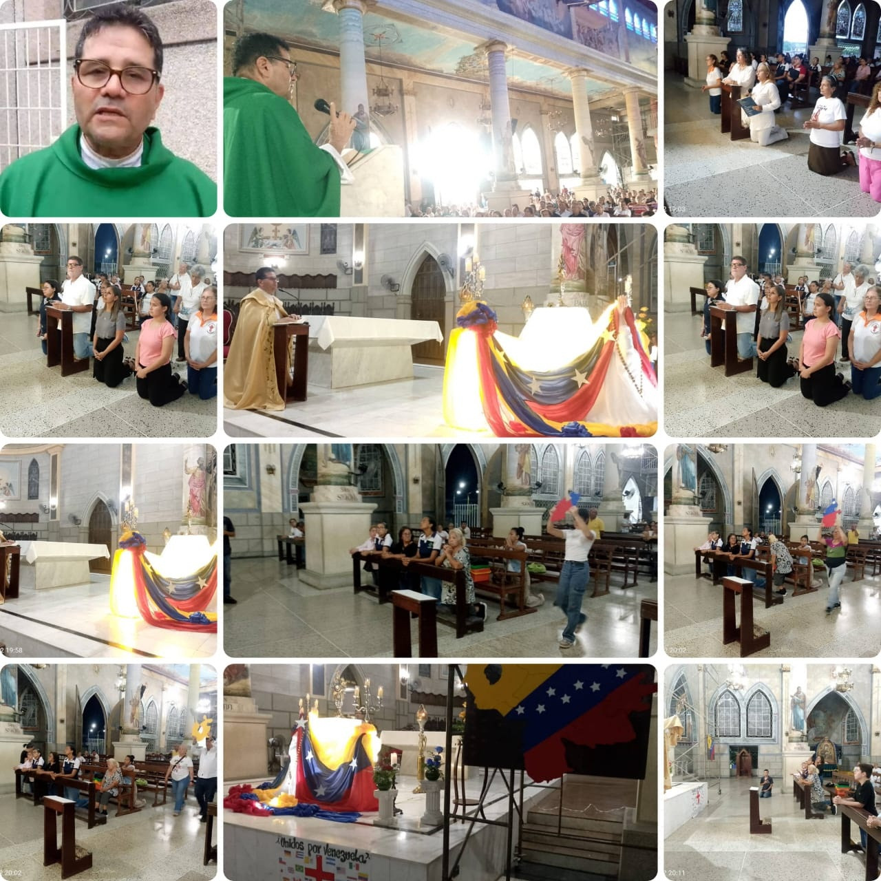 Diario Frontera, Frontera Digital,  El Vigía Panamericana, ,El presbítero Germán Marín, párroco de la Catedral y vicario general de la Diócesis de El Vigía–San Carlos del Zulia, indicó: “Hemos celebrado la Eucaristía pidiendo por Venezuela, ahora que hemos vivido este terremoto. Hemos orado por las familias que han sufrido, que han perdido a sus familiares o todos sus bienes materiales, para que sea Dios quien los reconforte”,Vigíenses se unieron en oración por Venezuela