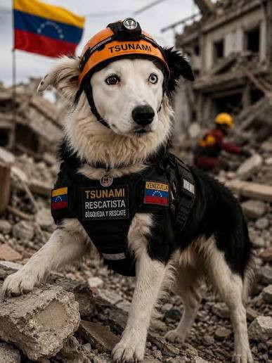 Diario Frontera, Frontera Digital,  Nacionales, ,Su experiencia como rescatista comenzó en 2023 al integrar las brigadas internacionales que participaron en las labores de rescate tras los terremotos de Turquía y Siria,¿Cuál será el futuro de Tsunami, el perro rescatista que está ayudando en Venezuela?