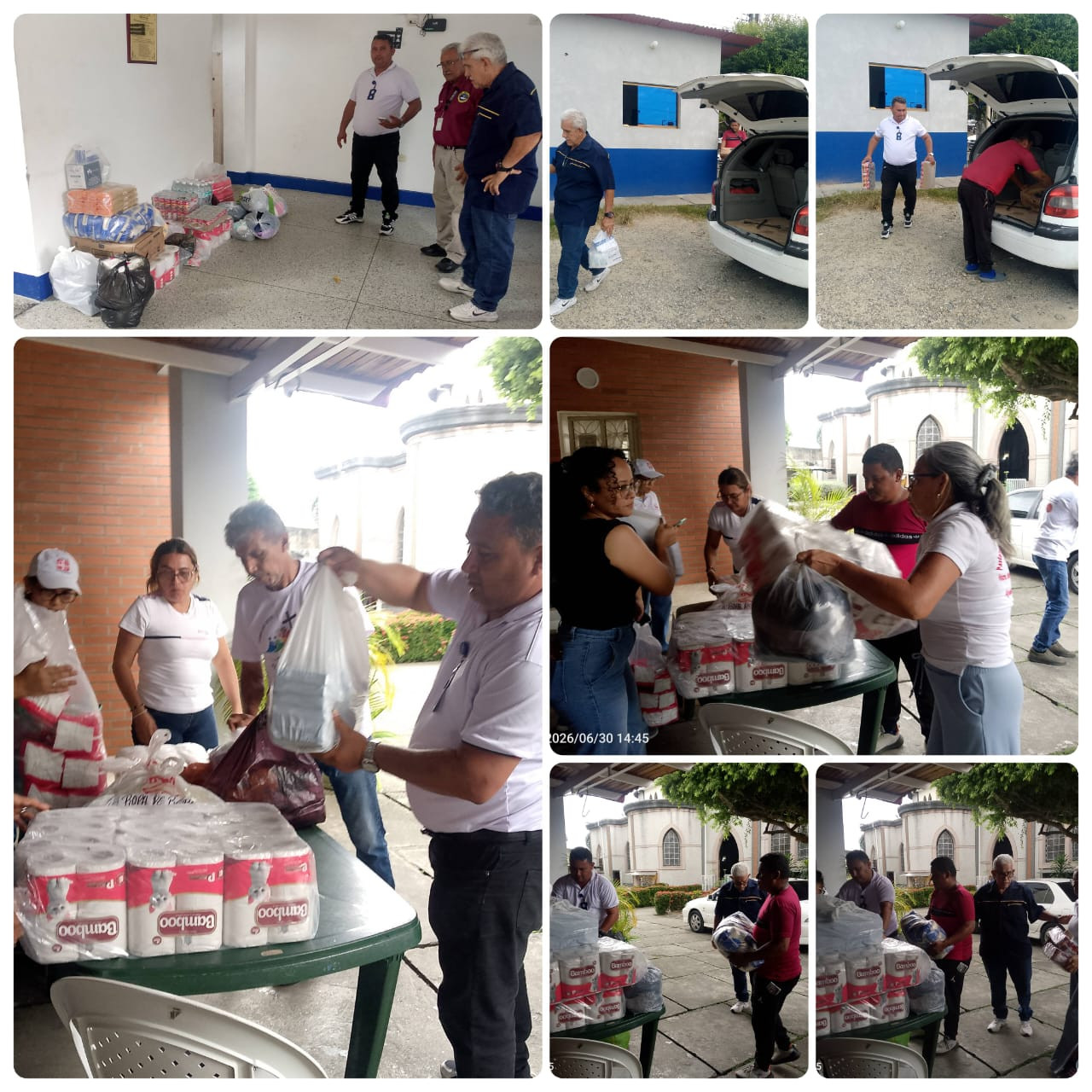 Diario Frontera, Frontera Digital,  El Vigía Panamericana, ,Los voceros destacaron que este segundo aporte incluyó insumos como arroz, harina de maíz, sardinas, atún, espagueti, papel higiénico, agua potable y ropa en buen estado. La donación fue trasladada a la Catedral Nuestra Señora del Perpetuo Socorro, donde fue recibida por el personal de Cáritas Diocesana,Líneas de Taxis Unificadas de El Vigía entregaron 
su aporte de insumos para los damnificados