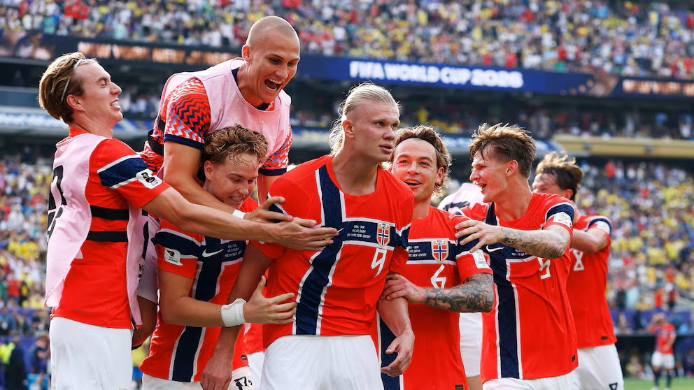 Diario Frontera, Frontera Digital,  Copa Mundial FIFA 2026, ,Noruega clasificó a los cuartos de final de un Mundial por primera vez en su historia (IMAGN IMAGES via Reuters/Vincent Carchietta),Brasil quedó eliminado del Mundial tras perder con Noruega en los octavos de final