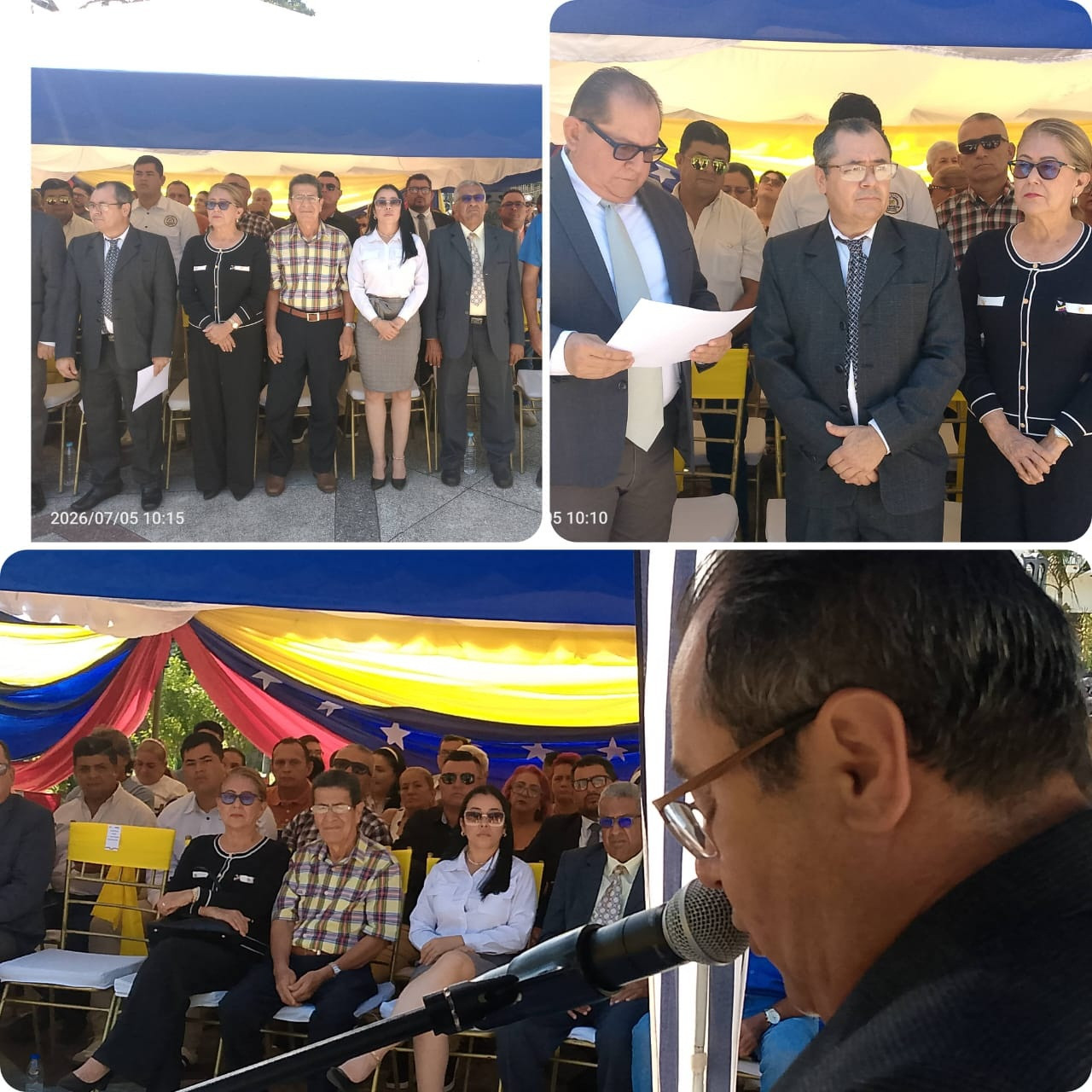 Diario Frontera, Frontera Digital,  El Vigía Panamericana, ,La ceremonia contó con la participación de la Banda Inocente Carreño, patrimonio cultural del municipio, y la agrupación de bandera, quienes acompañaron el homenaje,Municipalidad de Alberto Adriani rindió homenaje en los 215 años de la Independencia de Venezuela